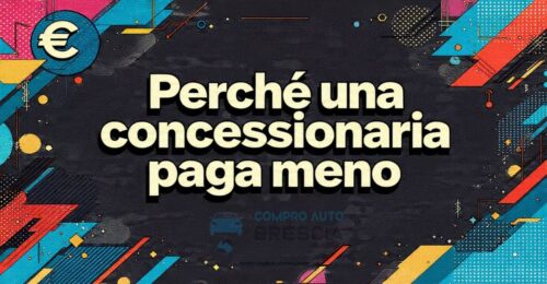 Perchè una concessionaria paga meno la tua auto usata